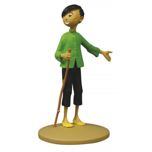 Tintin collectable figure of Chang Chong-Chen from "The Blue Lotus" - Hand-painted polyresin figurine, 11cm tall.